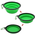 thumbnail image 5 of KBOOK Collapsible Dog Bowl Outdoor Portable Pet Folding Bowl Silicone Food and Water Bowls for Travel Walking(Red), 5 of 7