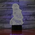 thumbnail image 2 of Easter Island Statues 3d Led Night Light Bedroom Table Lamp Color Changing, 2 of 2