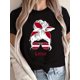 thumbnail image 1 of Camiseta de moda para mujer, camiseta informal de cuello redondo para mujer, estampado "Letonia con gafas de moda", camisetas deportivas de manga corta de moda e informales para primavera y verano, ca, 1 of 9