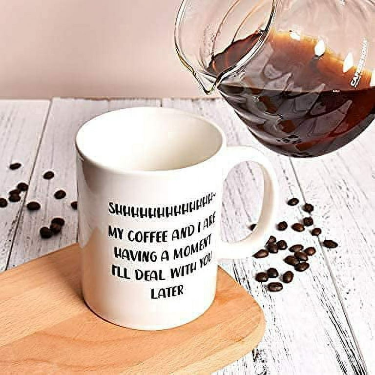 Large Glass Mug - Coffee Lover