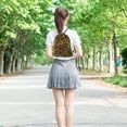 thumbnail image 2 of Minkissy 1Pack Leopard Print Drawstring Backpack for Women Large Capacity for Travel, 2 of 5