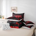 thumbnail image 6 of jejeloiu Cartoon Gamepard 7-Piece Twin Bedding Sets,Teen Video Gamer Bedding Comforter Set,Red Black Sheet Sets For Boys Kids,Luxury Bedroom Decor Reversible, 6 of 8