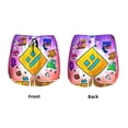 thumbnail image 5 of Lsque Geometry Dash Printed Women's Running Shorts with Liner Pockets,Elastic Quick Dry Workout Athletic Gym Yoga Shorts,Womens High Waist Shorts-XX-Large, 5 of 9