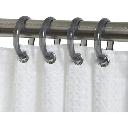 Zenith Plastic Shower Curtain Ring Walmart Com