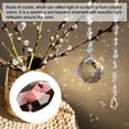 thumbnail image 5 of Uxcell 14mm Crystal Octagon Beads Chandelier Hanging Beads Purple 40 Pack, 5 of 6