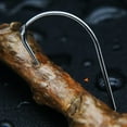 thumbnail image 3 of relayinert 30 pcs / Box Steel Fishing Hooks 1-10 # Non-Barbed Fishhook Black Flat Carp white 10mm 1Set, 3 of 6