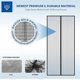 thumbnail image 4 of Magnetic Fly Screen Door 100 x 210cm - Reinforced Flame Retardant Fabric, Heavy Duty Fly Screen Mesh Curtain, Seal Shuts, 4 of 4