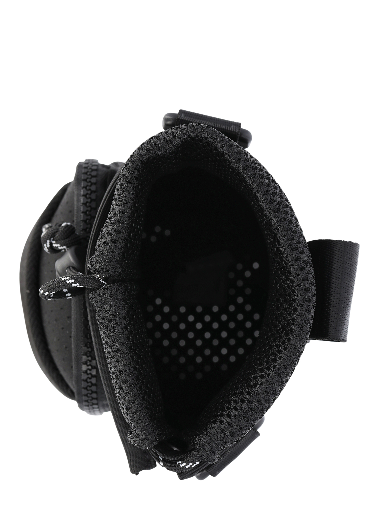 No Boundaries Women's Neoprene Crossbody Bucket Bag, Black Soot