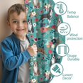 thumbnail image 3 of Blackout Kids Curtains,Pitbull Dog and Flower Floral Childrens Insulated Curtains Set Of 2,Bedroom Essentials,Toddler Room Decor 42x63in(106x160cm), 3 of 4