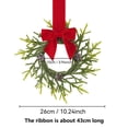 thumbnail image 2 of Christmas Wreath for Kitchen Cabinet,Artificial Cedar Pine Hanging Wreath with Pinecone Pine Needles for Front Door Xmas Wreaths for Christmas Winter Farmhouse Home Decorations, 2 of 4