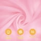 thumbnail image 2 of Mantel de poliéster rosa BRILLMAX de 180 x 260 cm para mesa de 6 pies, 2 of 7