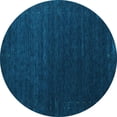 thumbnail image 1 of Ahgly Company Indoor Round Abstract Light Blue Contemporary Area Rugs, 8' Round, 1 of 4