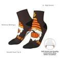thumbnail image 4 of Goofa Fall Gnomes Pattern Non Slip Socks with Grips for Elderly, Crew Socks Yoga Hospital Socks Cushioned Sole Gripper Socks for Men Women, 4 of 5