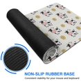 thumbnail image 6 of Long Mouse Pads for Desk,Beige Cow Flower Pattern Desk Mats on Top Of Desks, Desk Mouse Pad Extra Large with 3mm Non-Slip Base and Stitched Edge for Gaming,Office,Work,Home 31.5"x15.7", 6 of 6