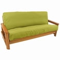thumbnail image 2 of Solid Twill 8 to 9-inch Full Futon Cover - Mojito Lime, 2 of 2