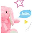 thumbnail image 4 of PELUCHERIA| Conejo de Peluche Everbear. Peluche de Conejo Animales de Peluche Suave, Esponjoso y Resistente. Tam: 23 cm. Elaborado en poliéster. (Pink), 4 of 5