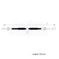 thumbnail image 2 of Cable Chicote Freno Trasero Izquierdo Compatible Con Ford Transit 2.2L 2.4L 3.2L 2006 2007 2008 2009 2010 2011 2012 2013 2014 Disco CAHSA Cable Chicote Acelerador, 2 of 6