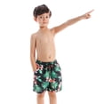 thumbnail image 2 of Franhais Father  Son Matching Swim Trunks, Print Beachwear Parent-child Swimwear, Summer Bathing Suit Pants, 2 of 7