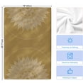 thumbnail image 5 of Brown Boho Kitchen Towels Set of 3, Middle Century Abstract Floral Ethnic Art Soft Microfiber Dish Towels, Absorbent Quick-Dry Washable Dishcloths for Kitchen Cleaning, Drying Dishes, 18x28 Inches, 5 of 9