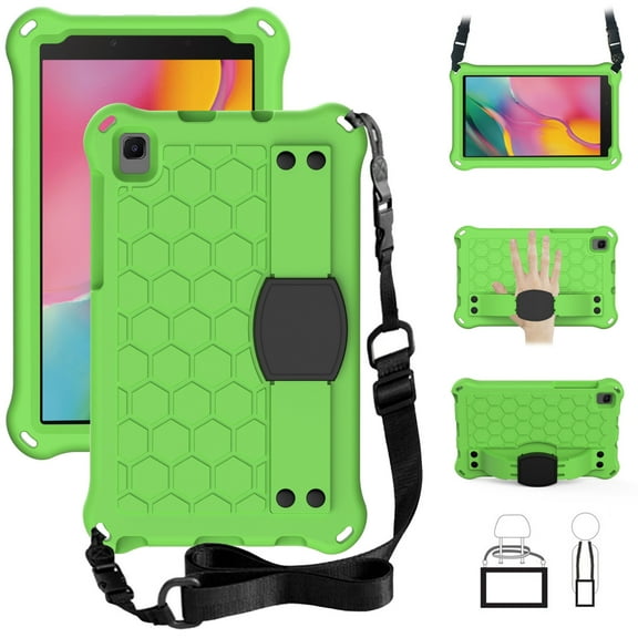 For Samsung Galaxy Tab A 8.0 & S Pen P200/P205 Honeycomb Design EVA   PC Four Corner Shockproof