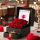 thumbnail image 4 of Regalos En Bolsas De Papel 1Pcs Heart-Shaped Gift Card with Crystal Heart Charm Rose Red Color Options for Birthdays Holidays Appreciation Gifts 3.54x2.36" JASKFLY, 4 of 9