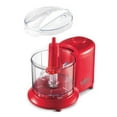 thumbnail image 2 of Salton Essentials Mini Electric Chopper 100W Red, 2 of 2