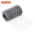 thumbnail image 3 of Unique Bargains 197' x 4' Chicken Wire Net Floral Wire Netting Hexagonal Mesh Galvanized Iron, Silver Tone, 3 of 5