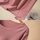 thumbnail image 4 of Minnieouse Ropa interior de fondo para mujer, lencería gruesa cálida para niñas, Tops de capa Base de cuello de manga larga de Color Ropa interior Café oscuro METRO, 4 of 6