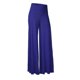 thumbnail image 1 of Pantalones de cintura alta y pierna ancha para mujer: elásticos, informales/para el trabajo/yoga, tejido de punto, para todas las estaciones, color liso, lavables a máquina/a mano, tallas S-XL., 1 of 4