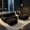 Black, variant on Demi Bonn U-Shaped Modular Sofa, Premium Pet-Friendly Corduroy Fabric, Extra-Wide Curved Armrests, 32D High-Resilience Sponge, Anti-Slip Base, No Assembly, for Living Room Bedroom & Study, Blue