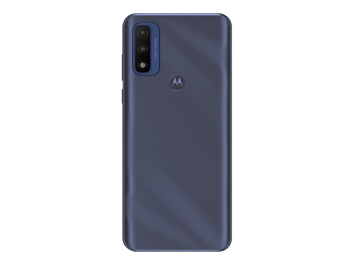 Motorola Moto G Pure - 4G smartphone - RAM 3 GB / Internal Memory 32 GB - microSD slot - LCD display - 6.5" - 1600 x 720 pixels - 2x rear cameras 13 MP, 2 MP - front camera 5 MP - T-Mobile - deep Indigo