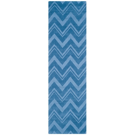 SAFAVIEH Impressions IM398D Handmade Blue Rug