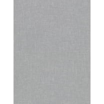 Warner Linville Pewter Faux Linen Wallpaper
