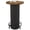 Brown Black, variant on Fnova 63 Inch Bar Height Table with Hollow Base Design, Tall Bar Table for Kitchen, Home Bar, Small Space Office