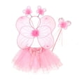 thumbnail image 1 of Kit de disfraces para niños Naiovety Diadema Ala Bowknot Faldas Festival Fiesta Vacaciones Cumpleaños, 1 of 5