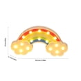 thumbnail image 3 of onlyliua Spectrum Cloud LED Marquee Night Light Battery Operated Rainbow Wall Lamp Colorful Nursery Bedroom Kids Party Decorative Soft Mood Lighting Accent, 3 of 6