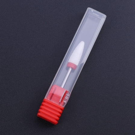 PBPBOX Nail Polishing Drill Bit Red Alloy Dead Skin Removal Tool For Women 1Set