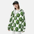 thumbnail image 5 of Fotbe Happy Watermelon Men's Women's UPF 50+ Sun Protection Jacket Hooded Cooling Shirt with Pockets Hiking Outdoor Performance-Large, 5 of 9