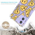 thumbnail image 2 of Yellow Melting Face Clear Case for iPhone 12 Mini,Aesthetic Art Design Case for Men Women,Unique Soft Transparent TPU Bumper Case Cover, 2 of 5