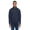 Navy, variant on Ripple Fleece Snap Pullover - BLACK - 2XL