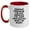 White/Red, variant on Funny Graphic Designer Gifts from Friends, Unique Two Tone Coffee Mugs for Graphic Designers at Christmas