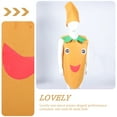 thumbnail image 4 of Kit de disfraz de frutas y verduras para niños, disfraz de papa, ropa y sombrero de tela, accesorios de vestir (amarillo), 4 of 5