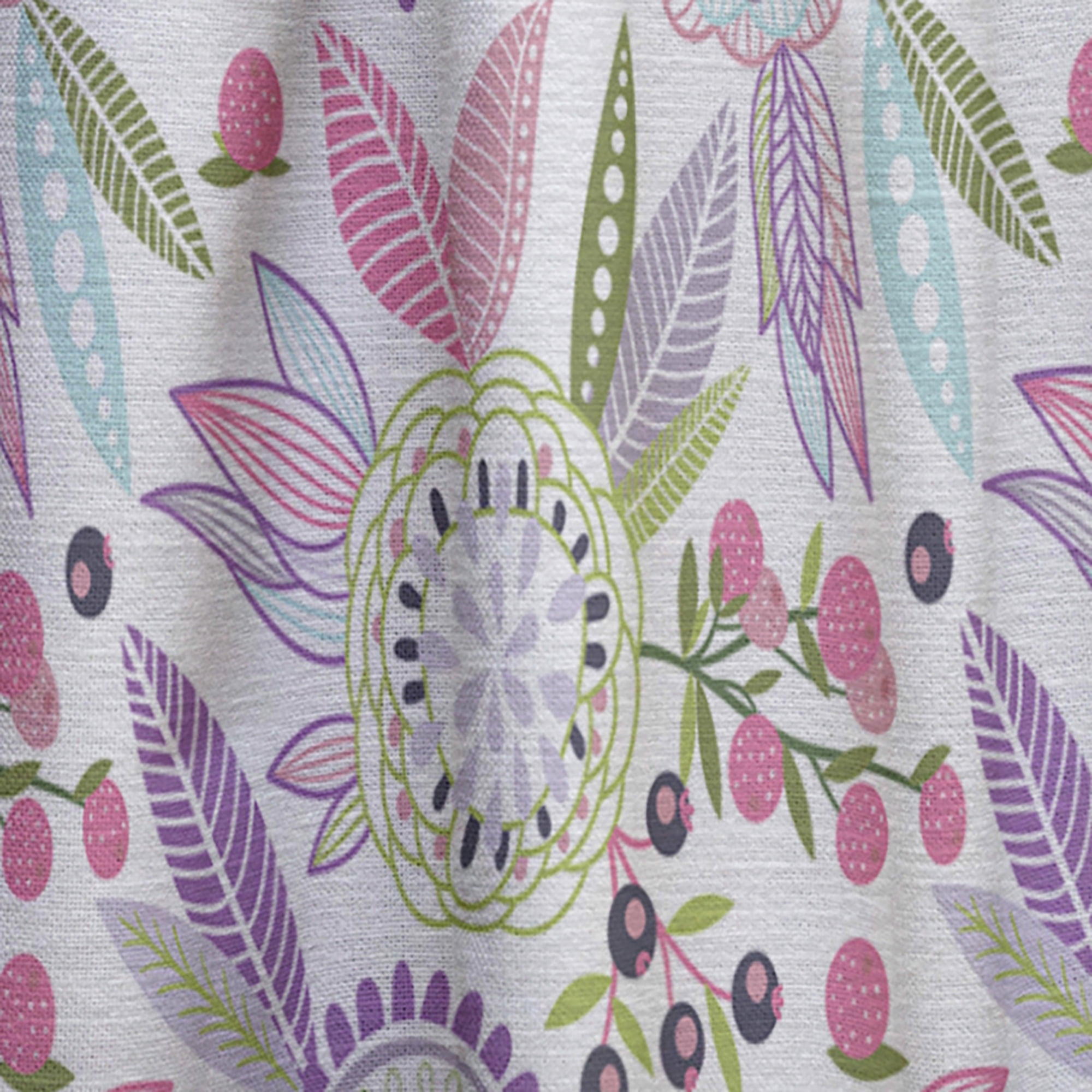 Designart 'Blossom Pink IX' Modern & Contemporary Curtain Panel