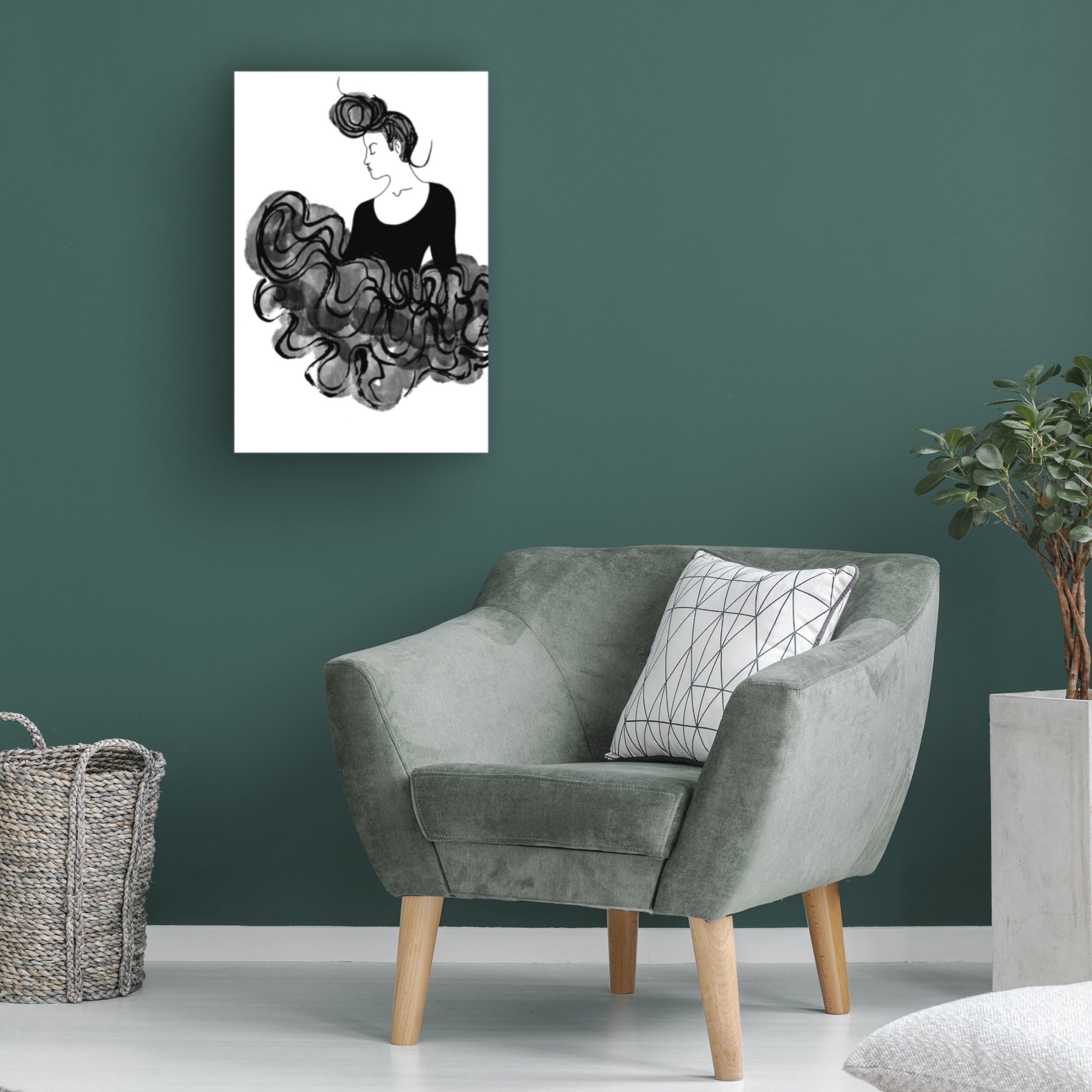 Canvas Wall Art - Pictufy Studio Ii 'Ballerina' Wall Art for Living Room, Bedroom, or Office Décor by Trademark Fine Art - 16 x 24 Inches