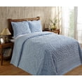 thumbnail image 1 of Better Trends 1 Piece Chenille Bedspread King Size 100 Cotton Chenille Bedding Lightweight Medallion Pattern Bedroom Decor Rio Collection, 1 of 1