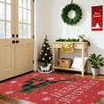 thumbnail image 3 of Christmas Area Rug with Snow Reindeer Runner Rugs Stain Resistant Soft Low Pile Machine-washable Rug for Home Decor Indoor Non Slip Carpet for Living Room、Entrance Door、Bedroom、Dormitory, 3 of 8