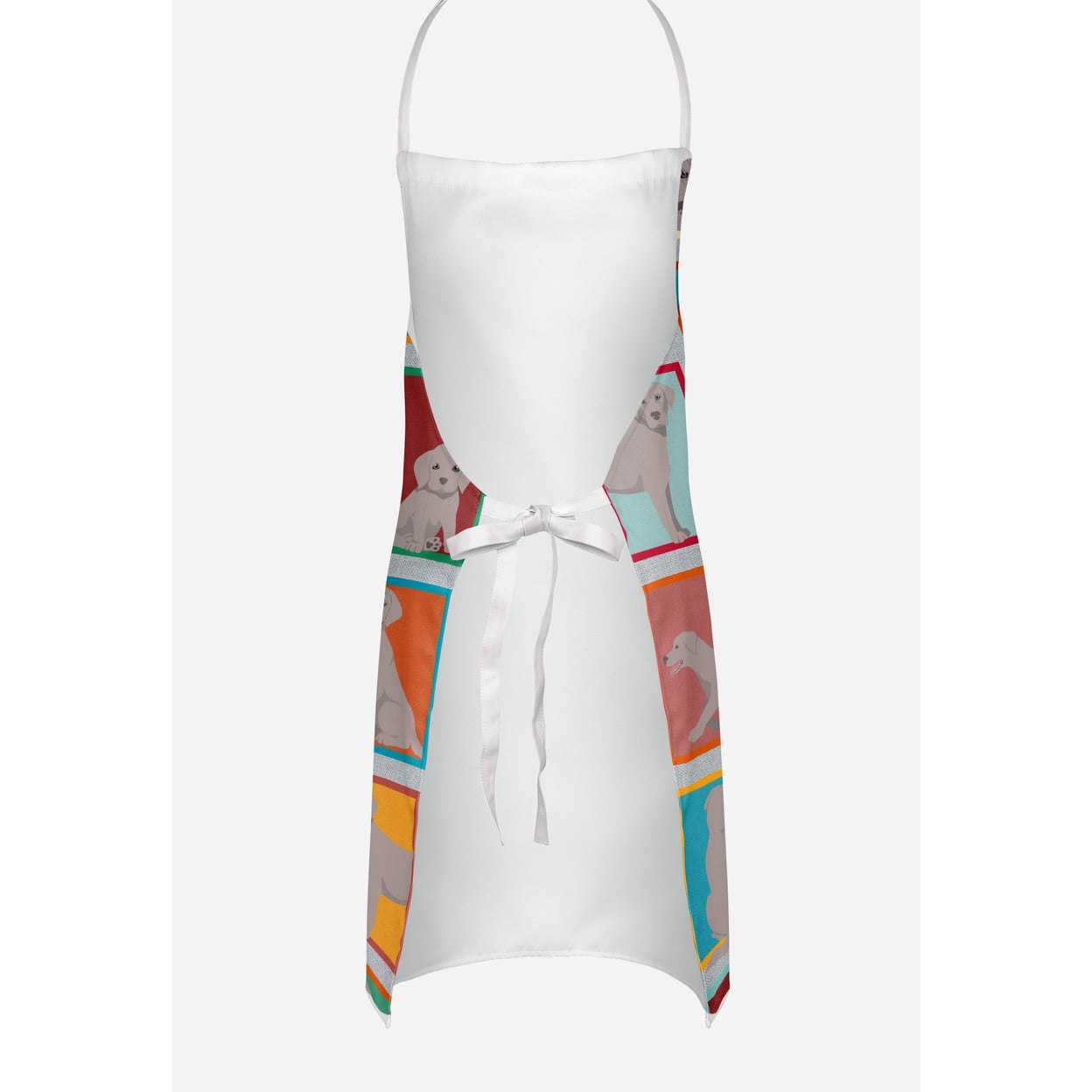 Lots of Grey Labrador Retriever Apron 27 in x 30 in