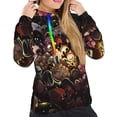 thumbnail image 5 of Lsque The Binding of Isaac Pattern Casual Women's Hoodie,Hooded Sweatshirt with Kangaroo Pocket,Pullover Hoodie with Eye-catching Drawstrings-X-Large, 5 of 8