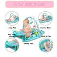 thumbnail image 4 of Jonster 3-in-1 Baby Play Mat and Activity Gym for Infant, Blue, 4 of 11