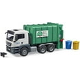 thumbnail image 1 of Bruder - 03763 | Commercial: MAN TGS Rear Loading Garbage Truck - Green, 1 of 4